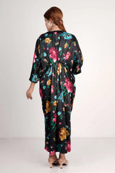 Women's Dress (Black Printed)